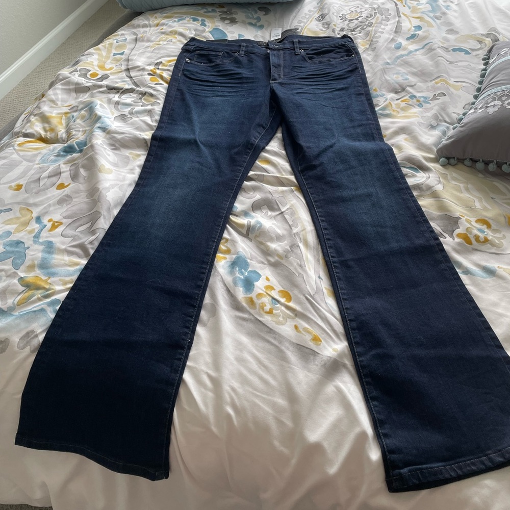 NWT Banana Republic Slim Boot Cut Dark Wash Jeans